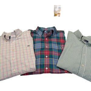 Vineyard Vines Lot Of 3 Button Down Shirts Size Large EUC